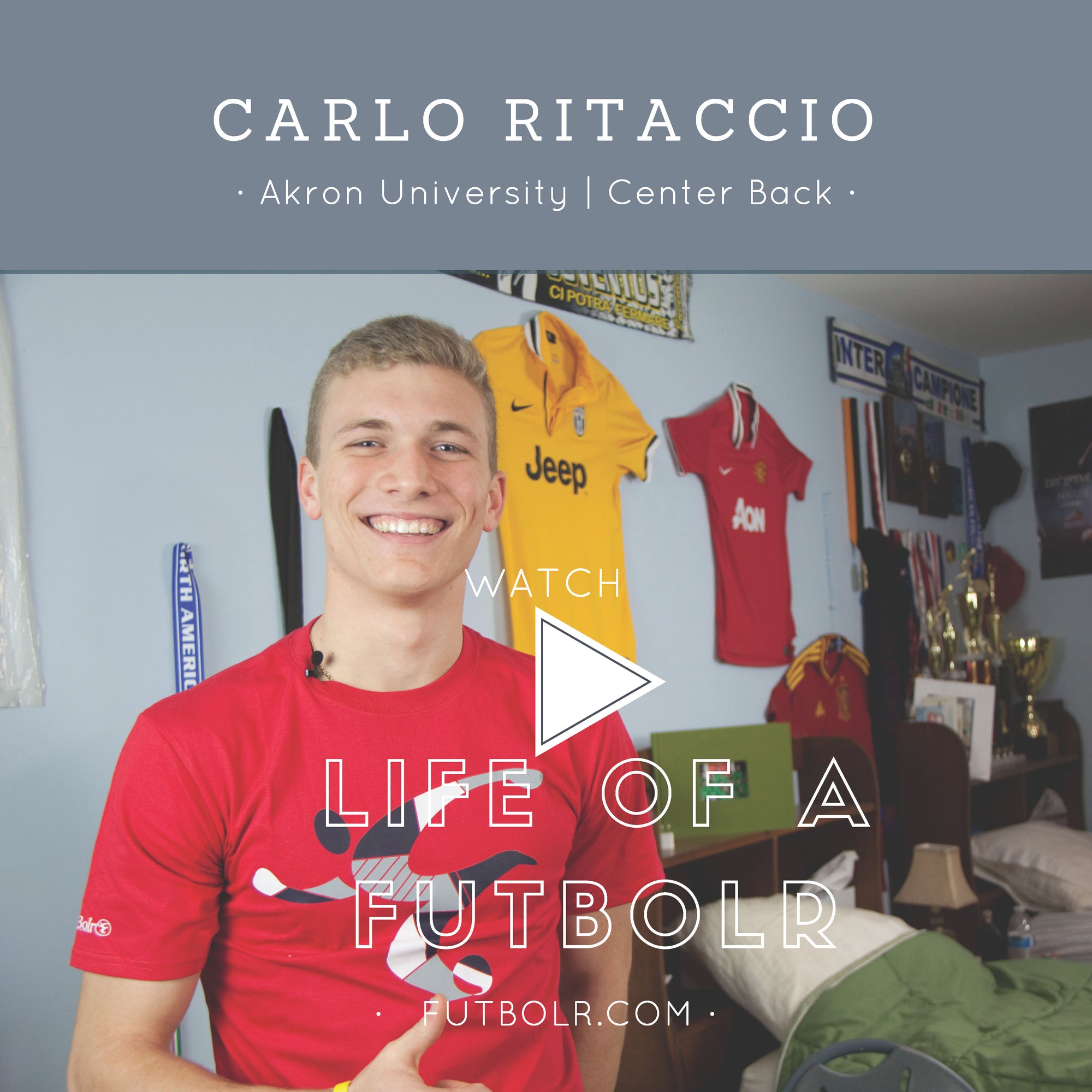 Life of a Futbolr: w/ BW Gottschee & Akron signee Carlo Ritaccio