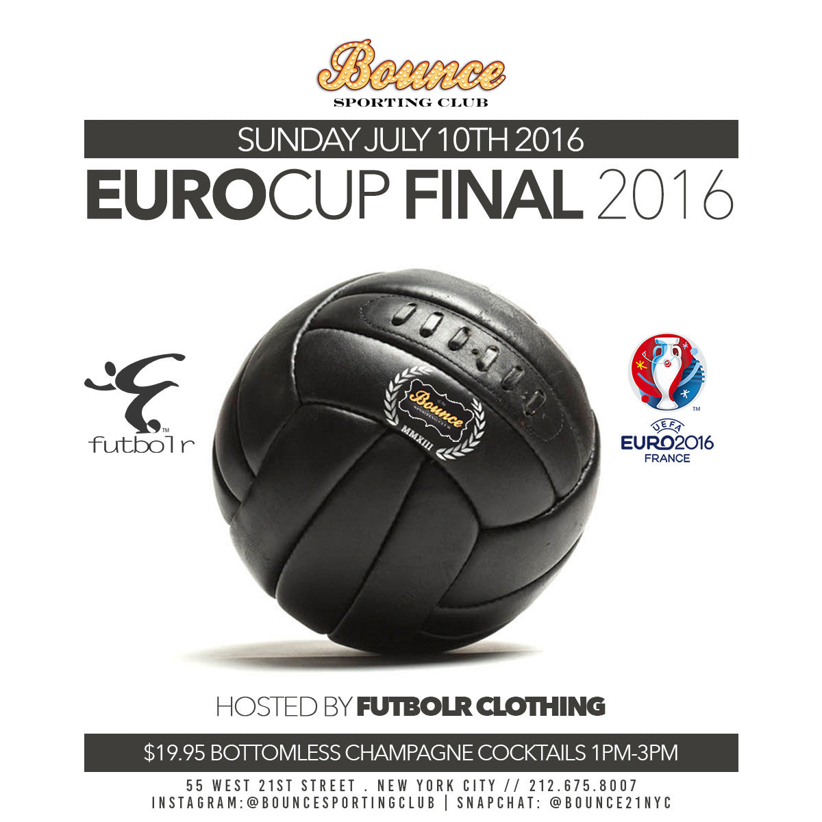 RSVP now Portugal vs France Finals Party