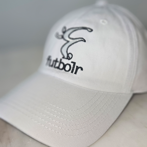 Futbolr White Dad Hat 25