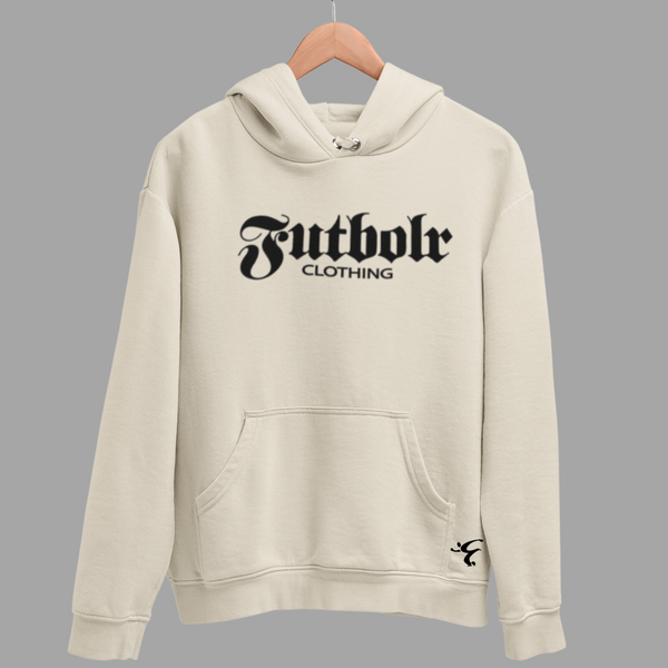 ★HOODHOOD★ Double Patch HD Logo Sweatshirt Ivory FC Suite Bone/Ivory Hoodie - Futbolr Clothing