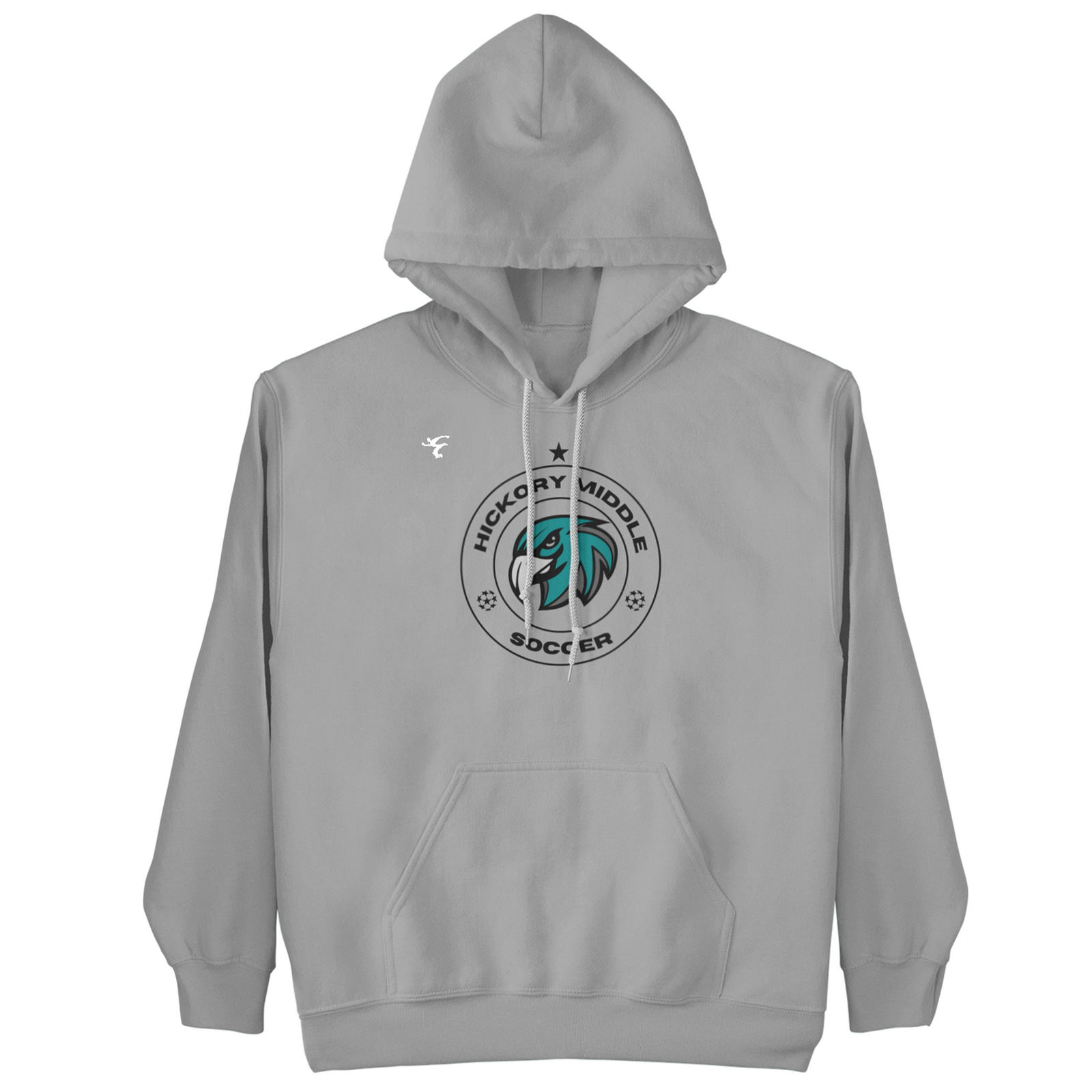 Hickory Middle School Hoodie Grey
