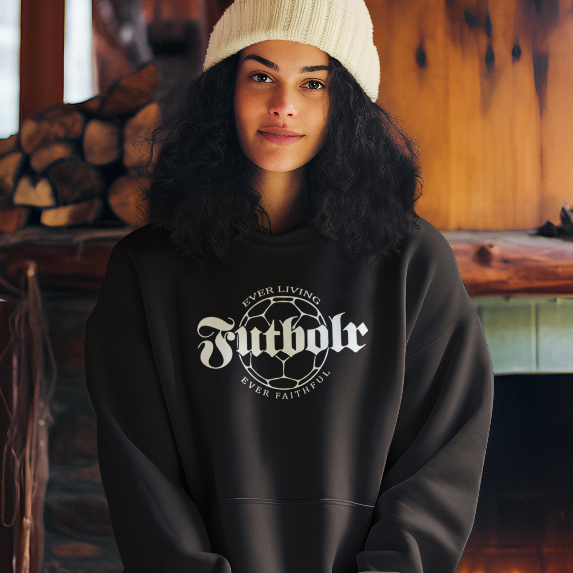 Club Futbolr Black Hoodie