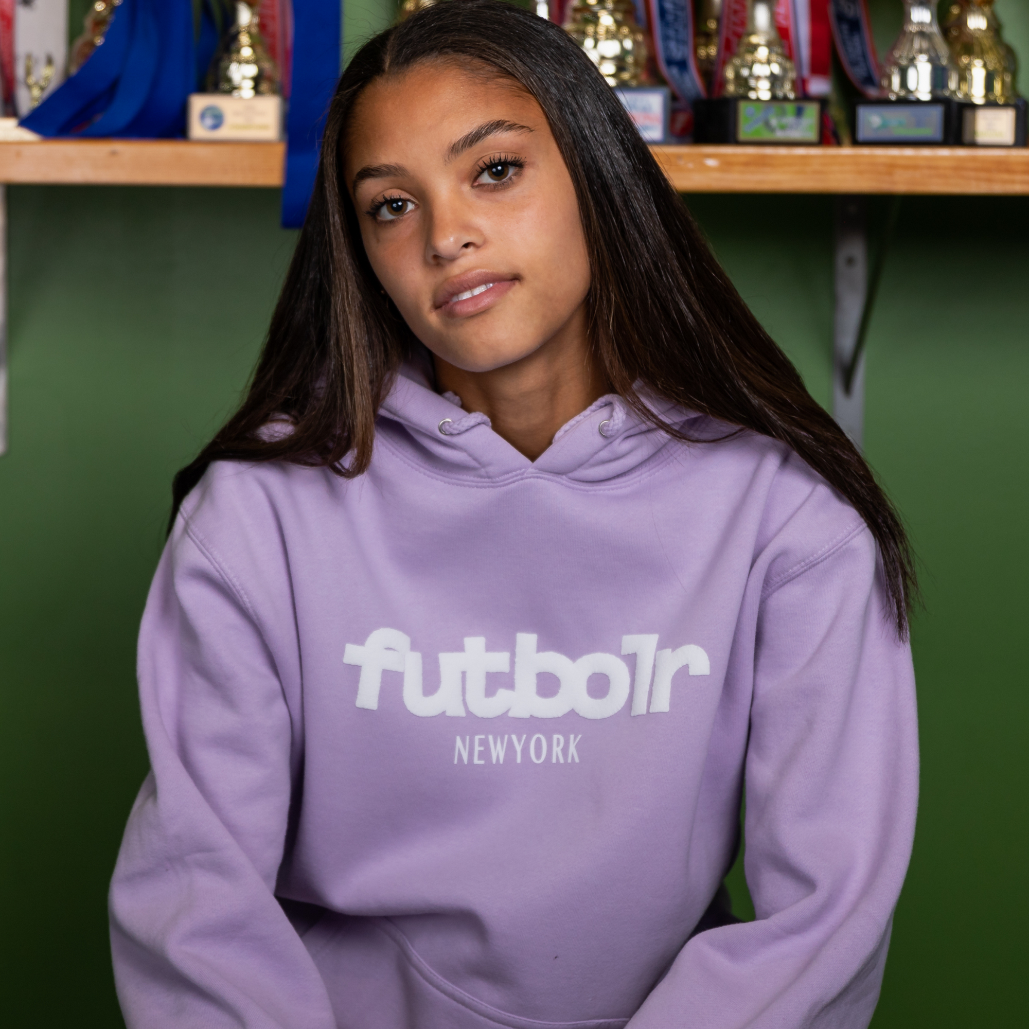 New York Puff Lavender Hoodie