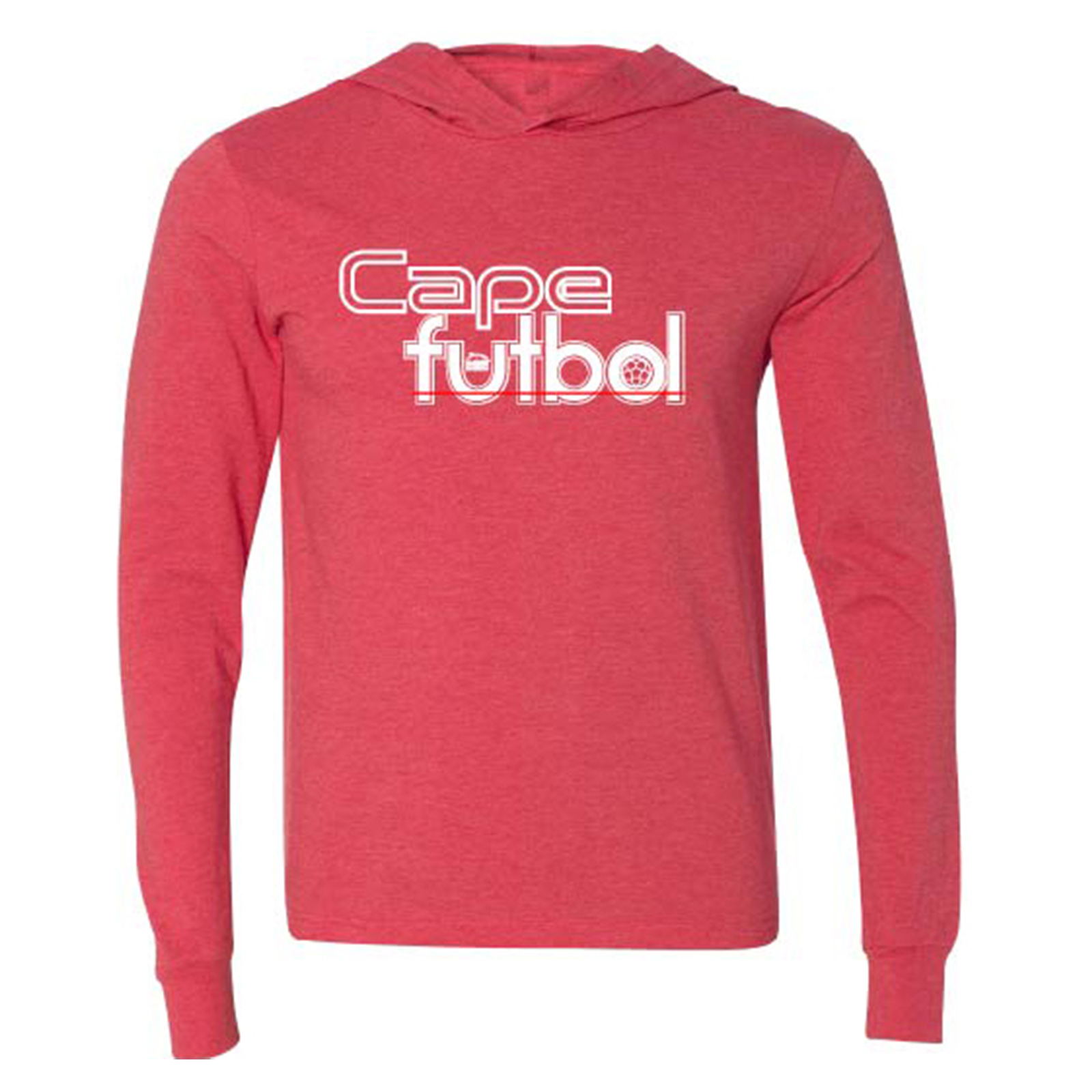 Cape Futbol Thin Hoody Red