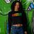 Cool Runnings Cropped Crew Fleece