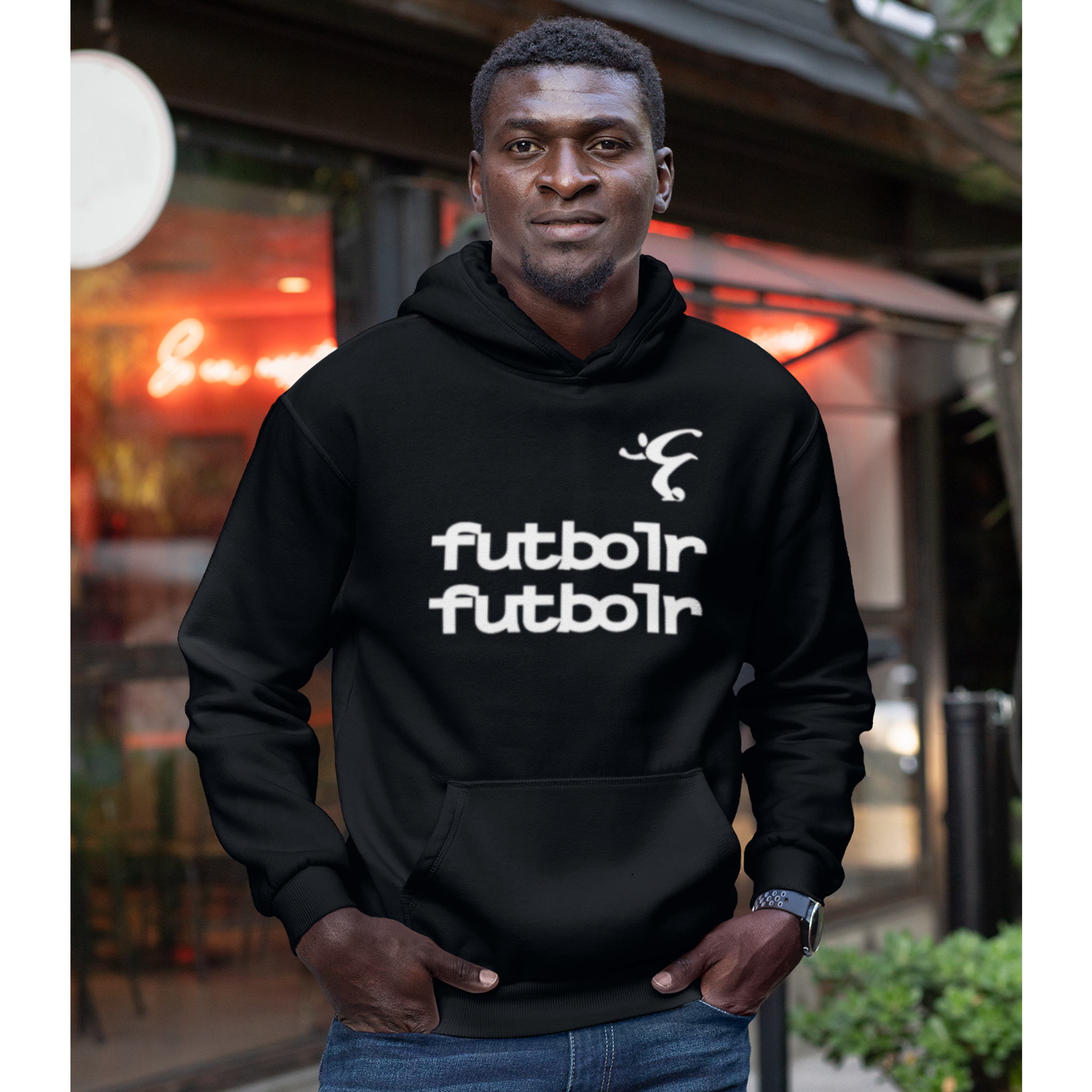 Black jeans white hoodie hotsell