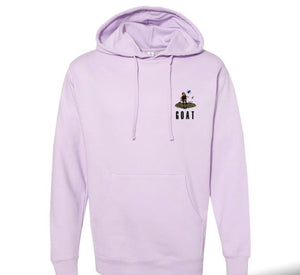 Belly Man Goat Lavender Hoodie