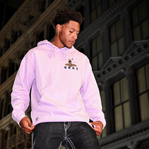 Belly Man Goat Lavender Hoodie