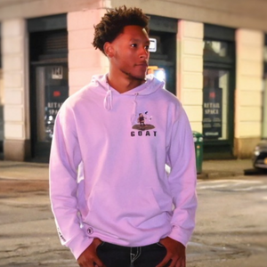Belly Man Goat Lavender Hoodie