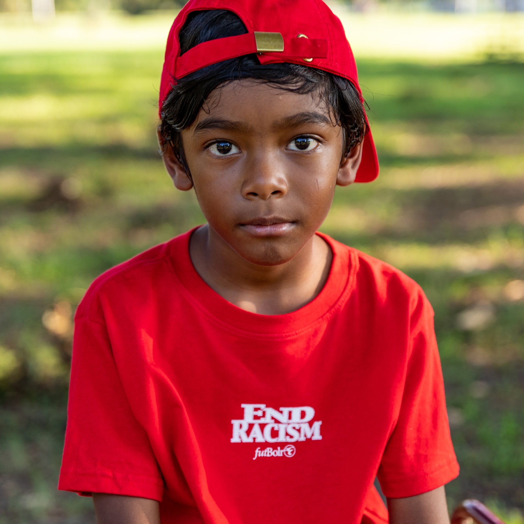 End Racism Futbolr Toddler Tee