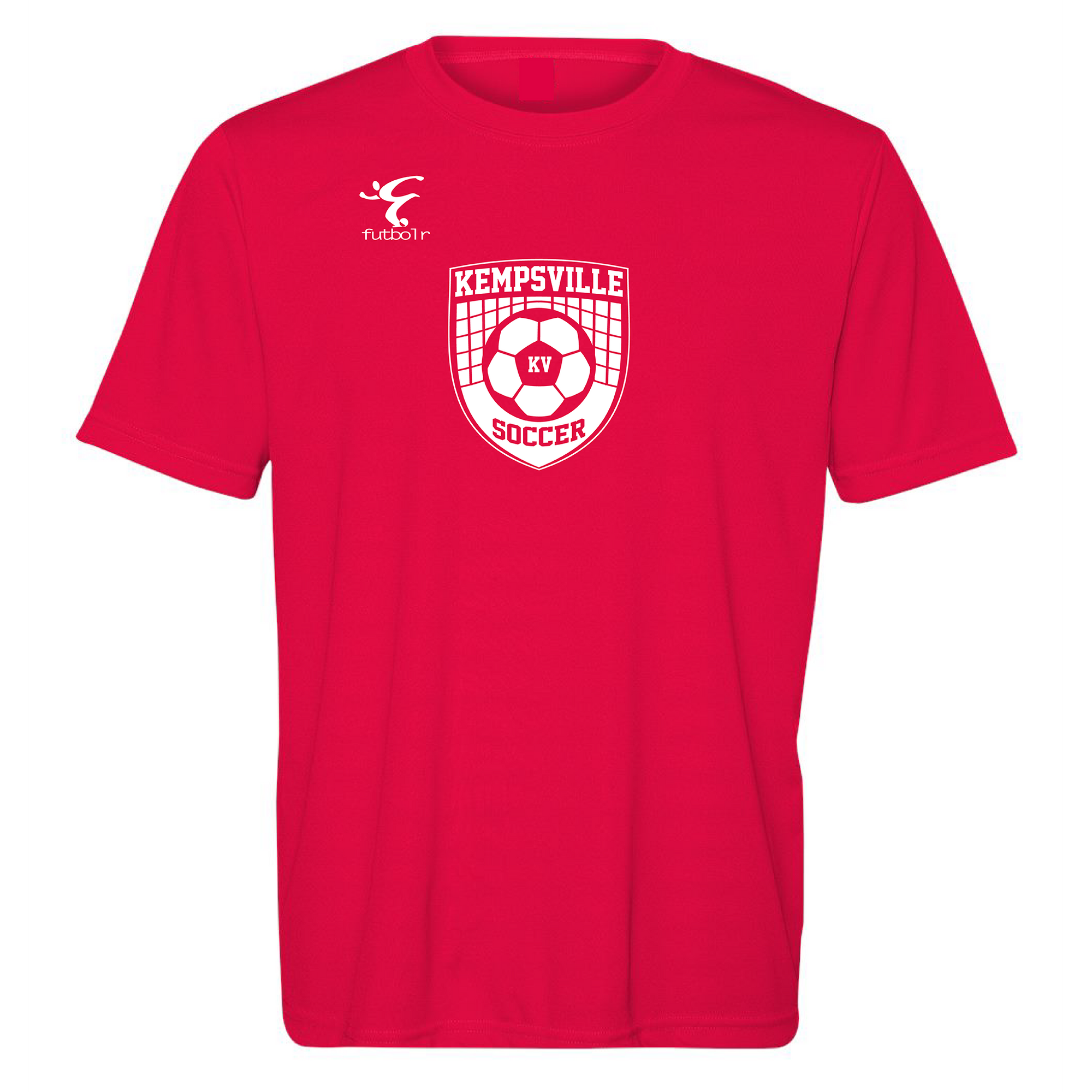 JV Boys - Kempsville Short Sleeve Performance - Red