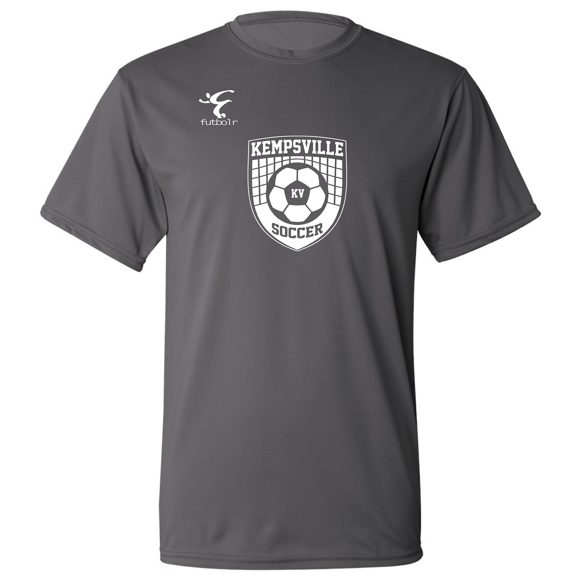 Varsity Boys - Kempsville Short Sleeve Performance - Gray