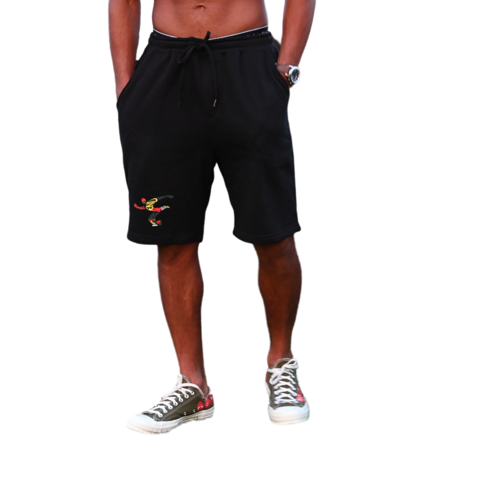Word Futbolr Fleece Shorts